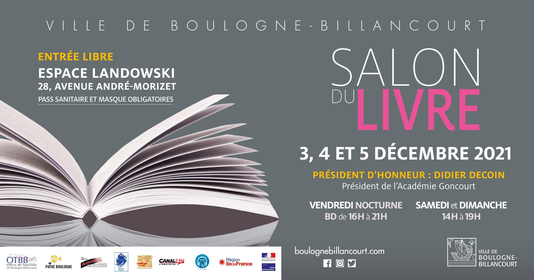 Salon du livre de Boulogne-Billancourt (L-F Bollet, V. Brugeas)