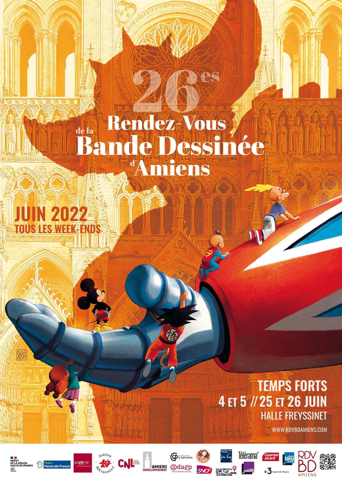 RDV de la Bande Dessinée d'Amiens : tous les week-end de juin !