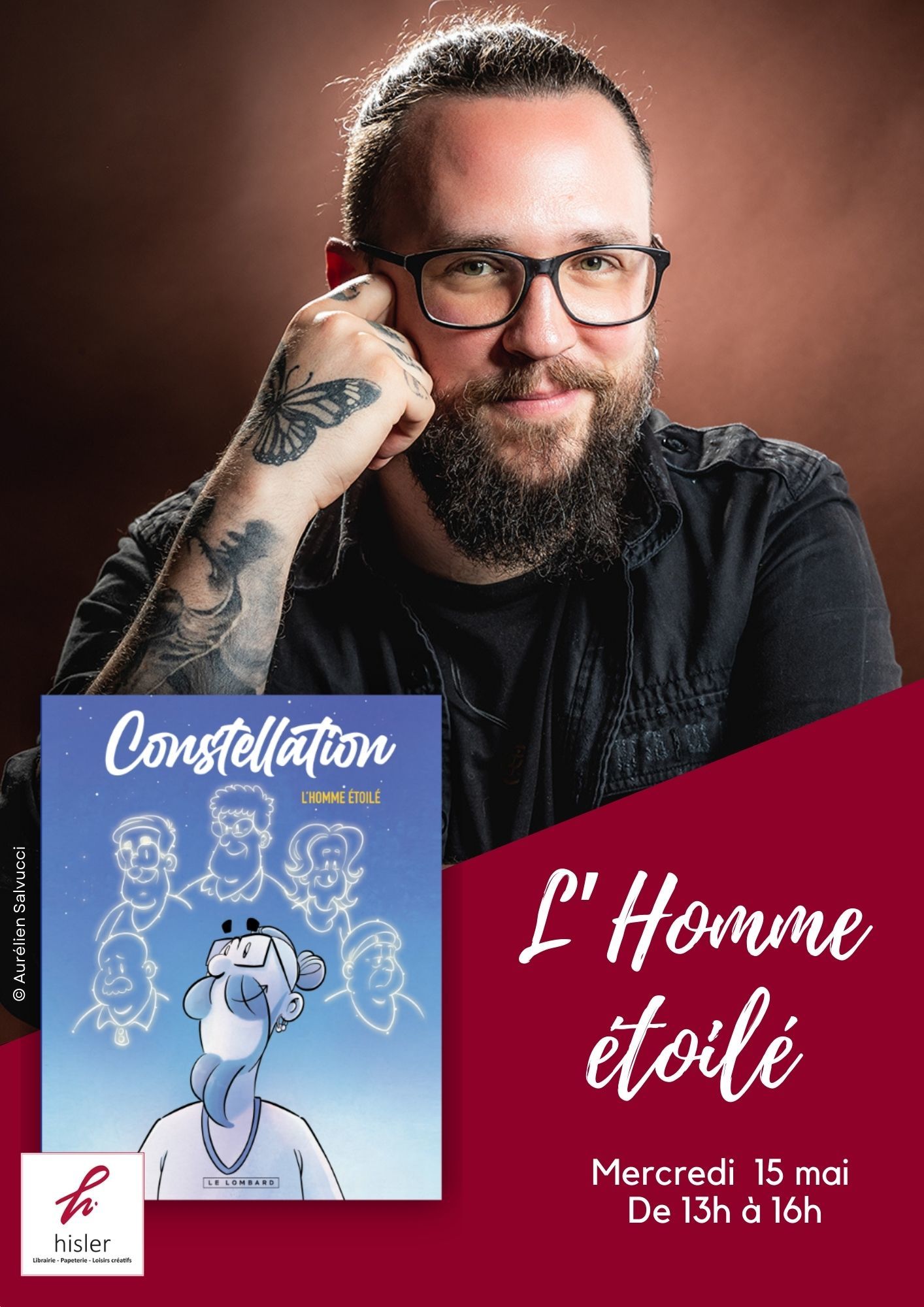 Rencontre et dédicace : L'Homme étoilé (Constellation)