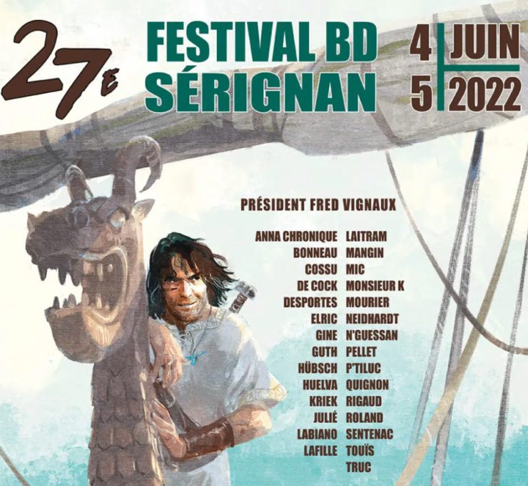 Festival BD de Serignan : expo Thorgal, Fred Vignaux président !