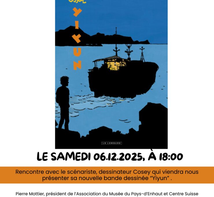 Rencontre & signature : Cosey (Yiyun)