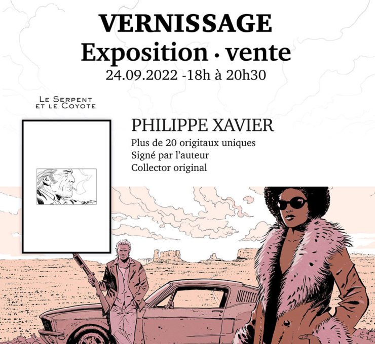 Expo / vente : Philippe Xavier (Le Serpent et le Coyote)