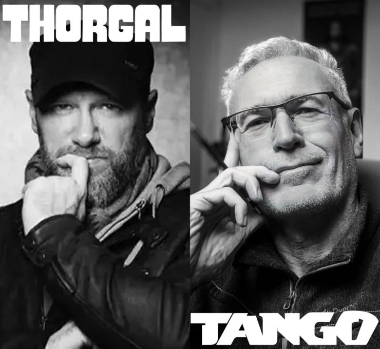 Dédicace : Philippe Xavier (Tango), Fred Vignaux (Thorgal)