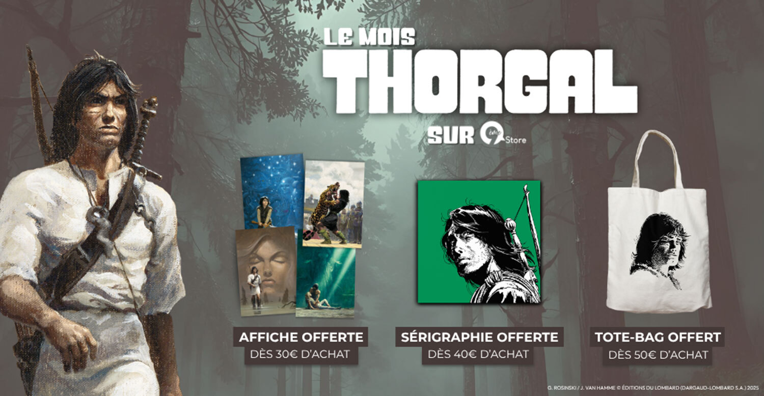 Le Mois Thorgal sur 9e Store : affiches, sérigraphie et tote-bag offerts* !