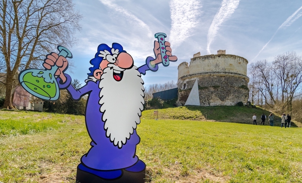 Turk dédicace Léonard au Château de Monthoiron