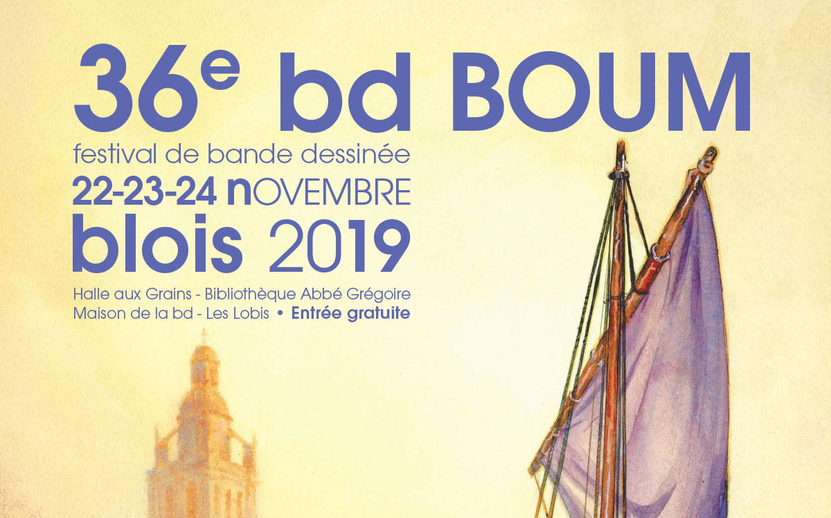 Le festival BD BOUM de Blois regorgera de nos nombreux auteurs qui sont impatient de vous rencontrer