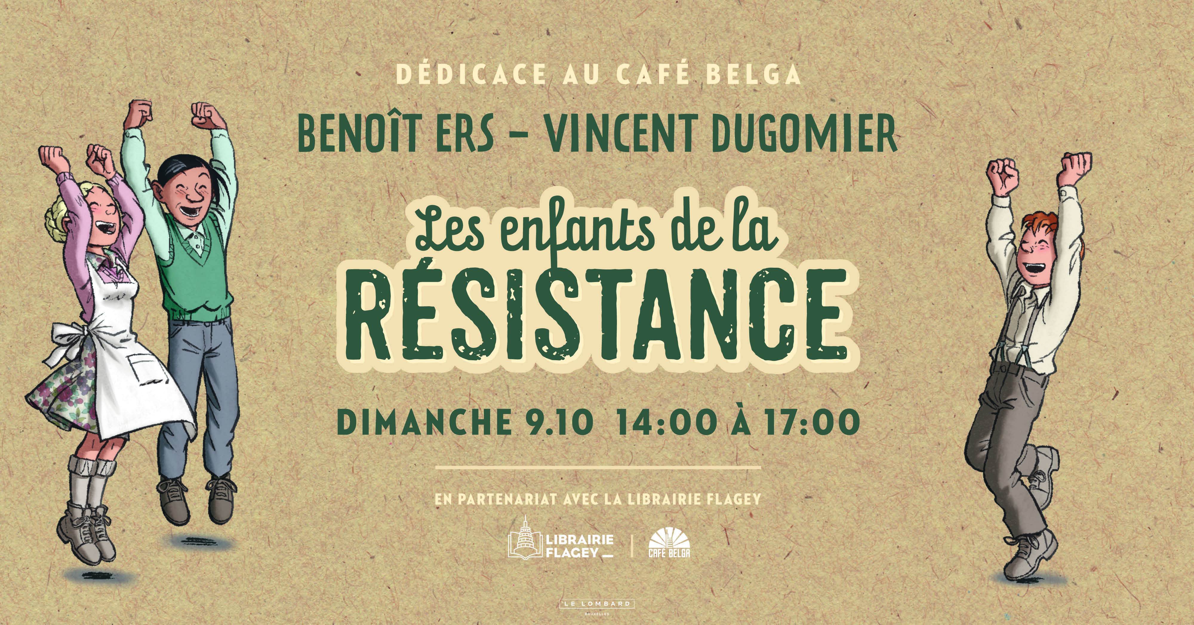 Dédicace : Benoit Ers & Vincent Dugomier (les Enfants de la Résistance)