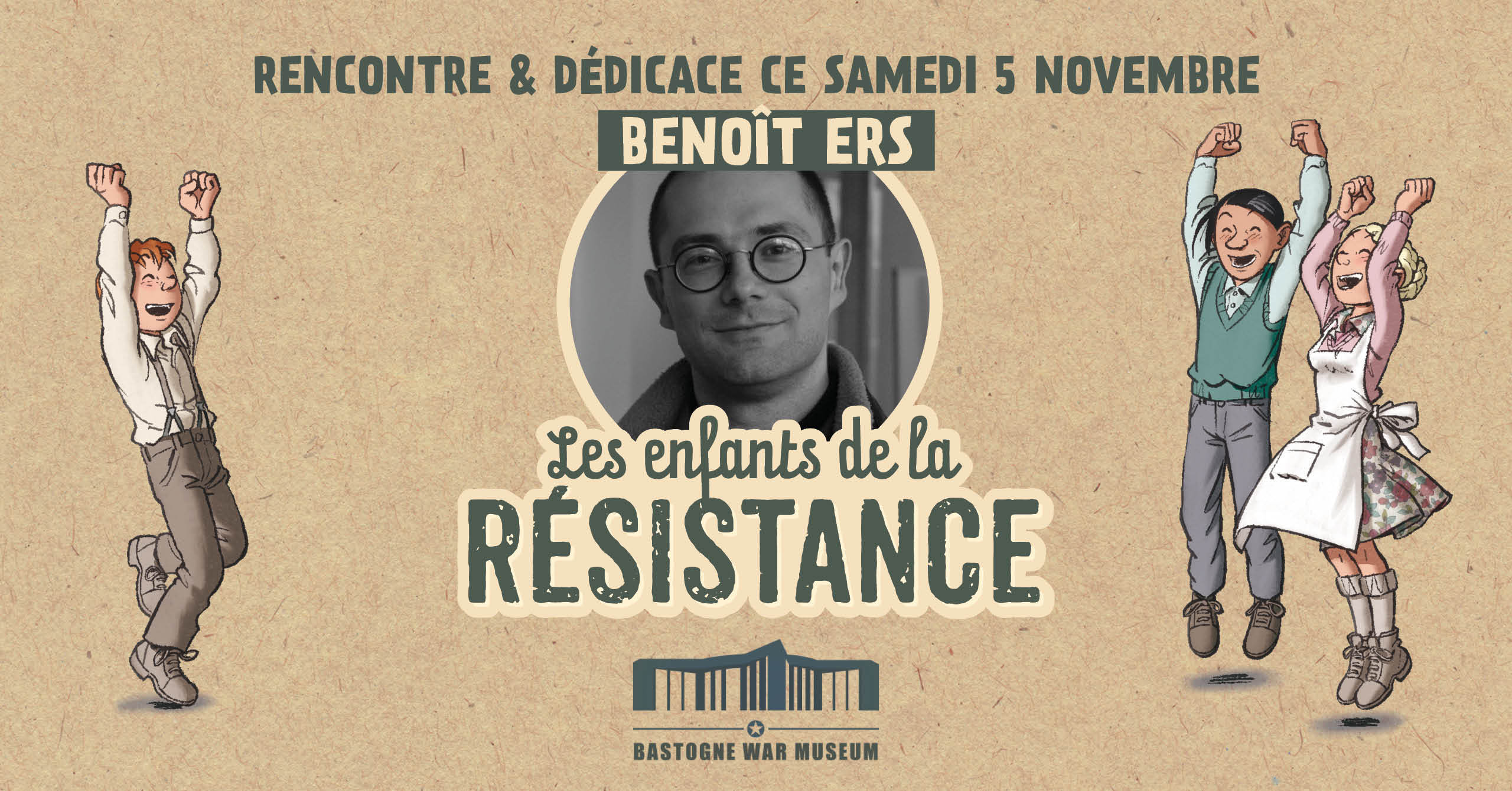 Rencontre & dédicace : Benoît Ers au Bastogne War Museum le 5/11