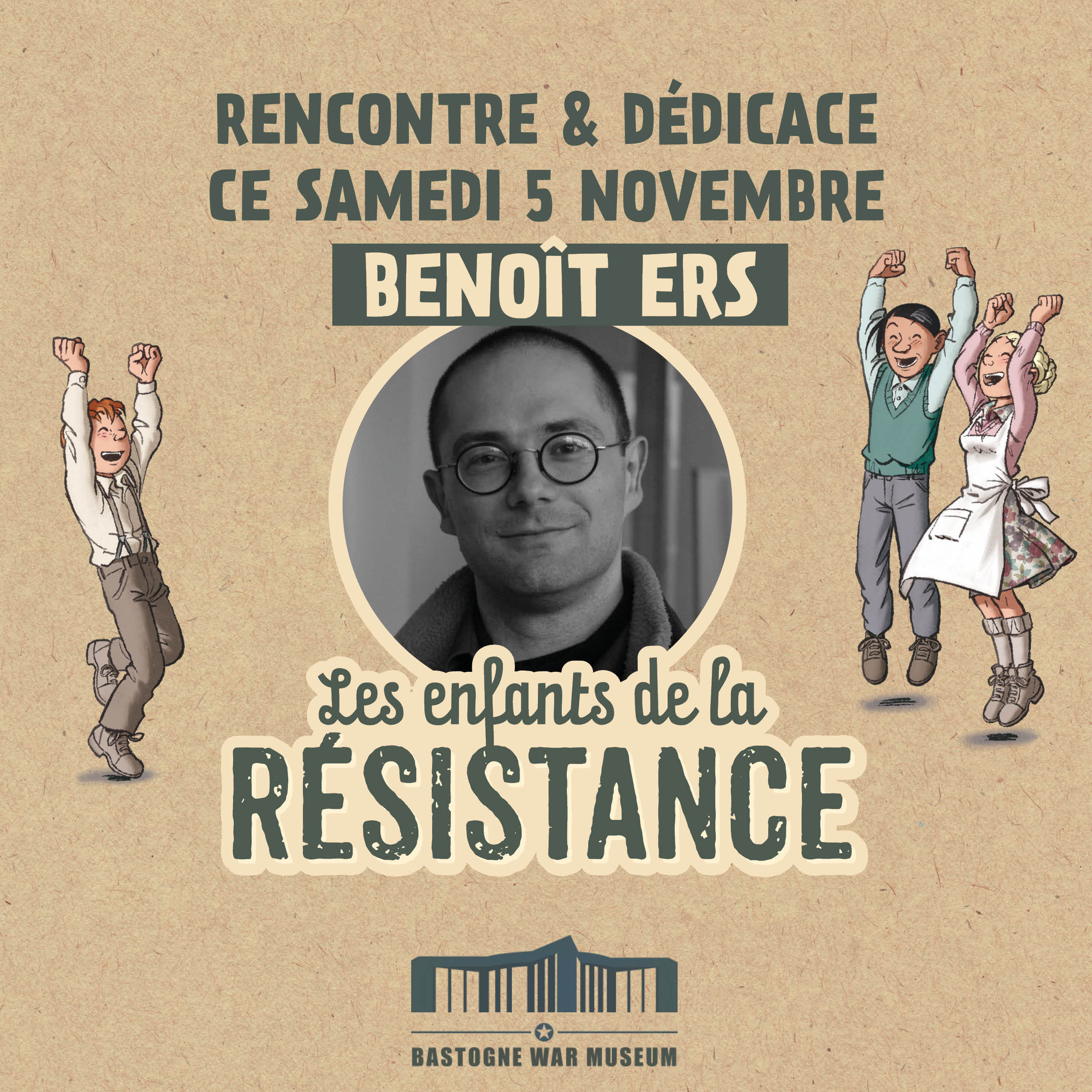 Rencontre & dédicace : Benoît Ers au Bastogne War Museum le 5/11