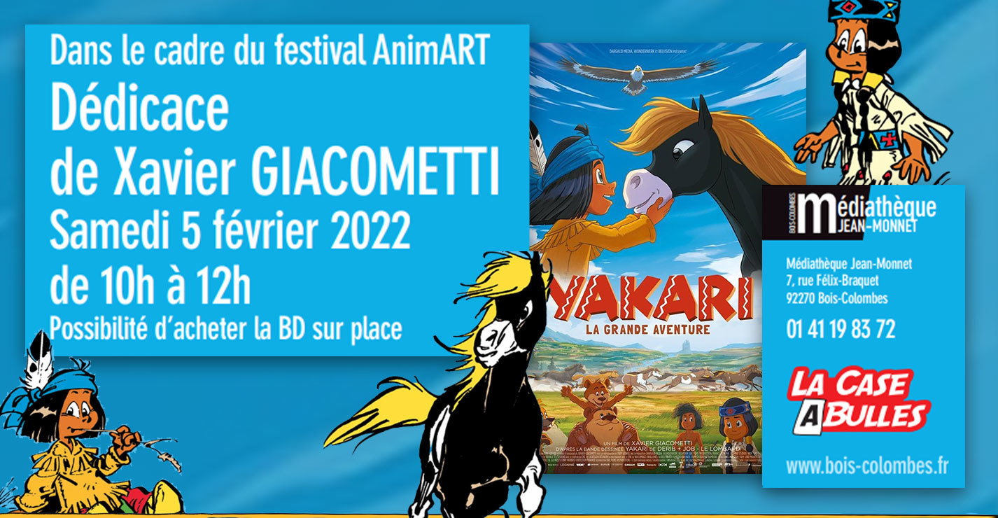 Dédicace : Xavier Giacometti (Yakari)