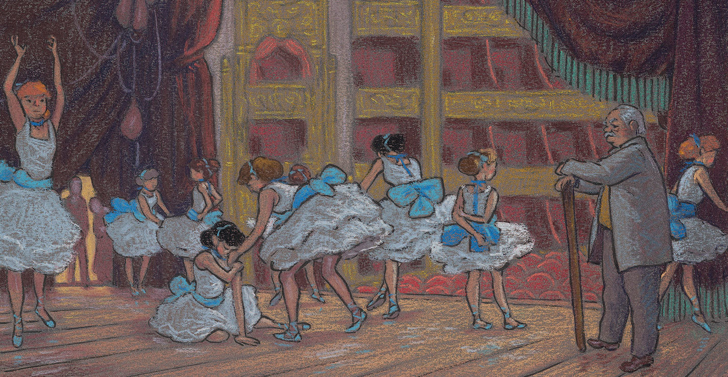 Degas : de vrais tableaux insérés dans la BD à retrouver !