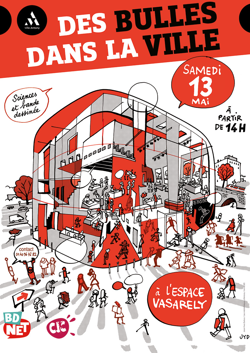 Fesitval Des Bulles dans la Ville : Pierre Bailly & Antoine Balzeau (Homo-Sapiens)