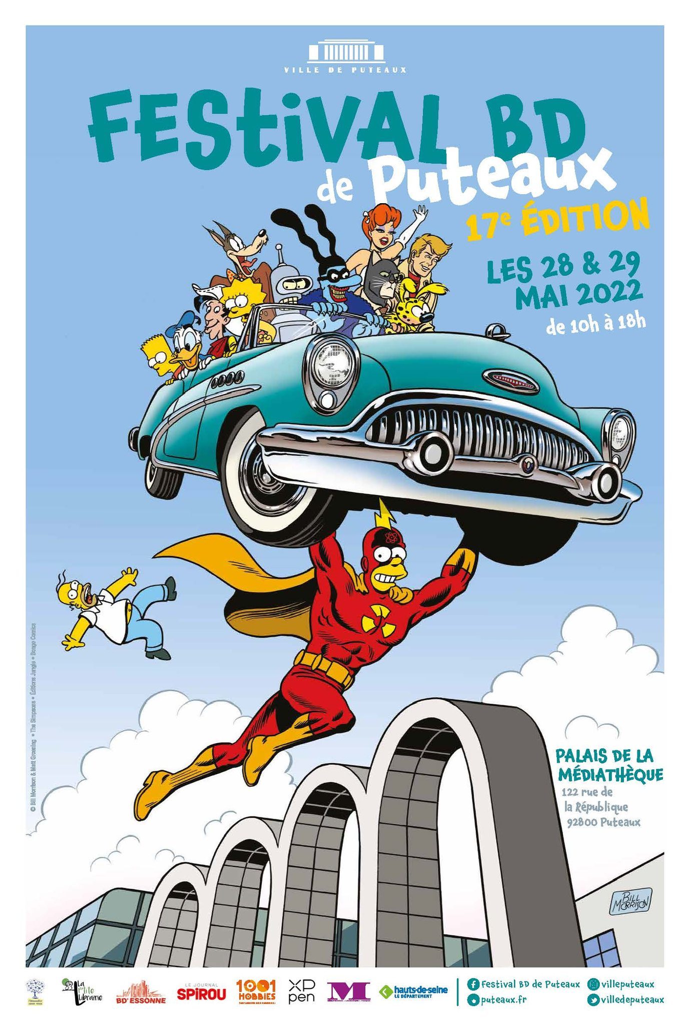Festival BD de Puteaux : Joël Jurion (Masques, Klaw), Simon Van Liemt (Ric Hochet)