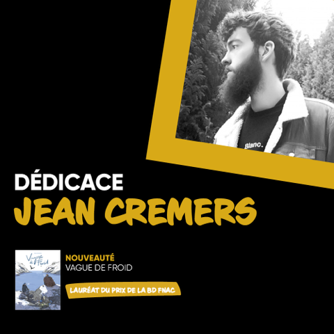 Dédicace : Jean Cremers (Vague de Froid) - Prix BD Fnac Belgique