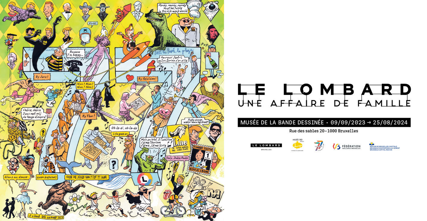 Exposition "Le Lombard, une affaire de famille" jusqu'au 25 août 2024 !