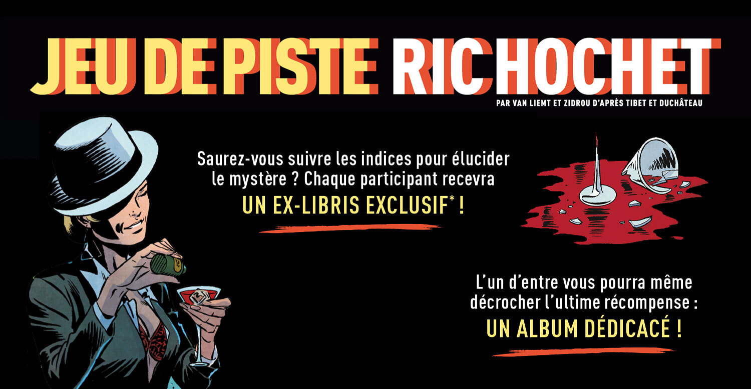 Les Nouvelles Enquêtes de Ric Hochet : concours librairies