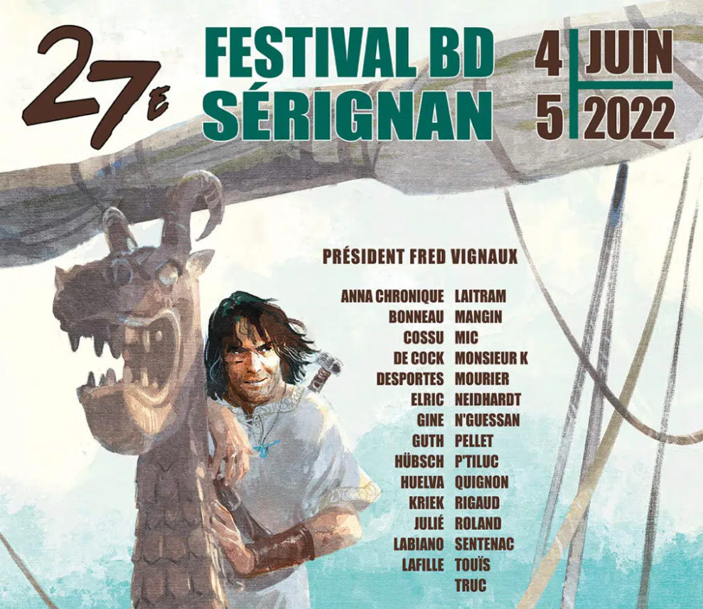 Festival BD de Serignan : expo Thorgal, Fred Vignaux président !
