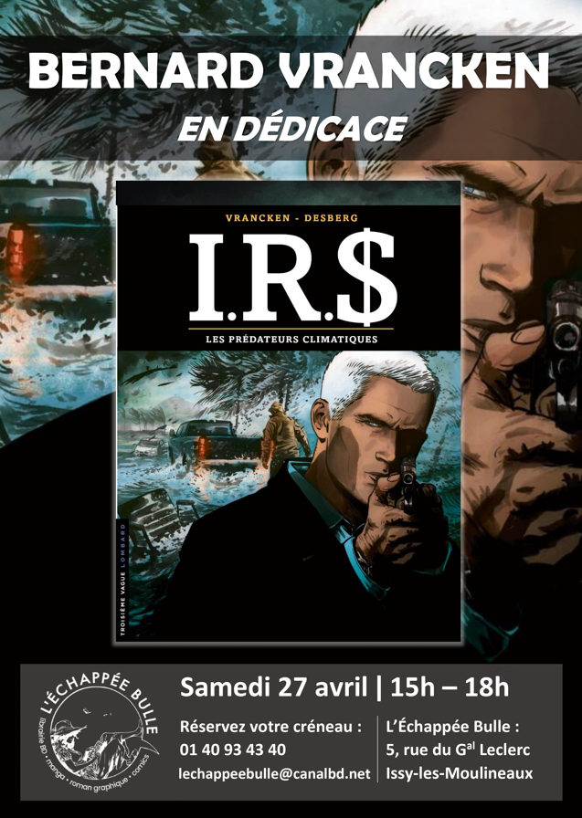 Dédicace : Bernard Vrancken (IRS)