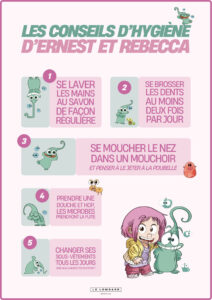 Apprendre les bons gestes d'hygiène avec Ernest & Rebecca