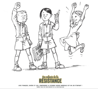 Tes coloriages Enfants de la Résistance ! 1